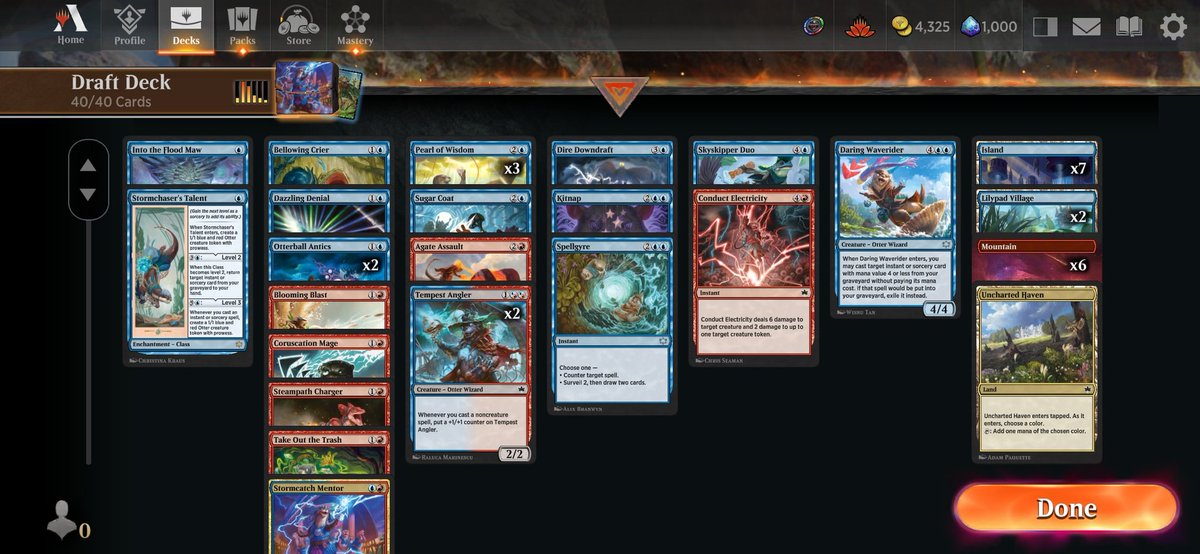 #MTGBloomburrow 🏆

🦦✅️