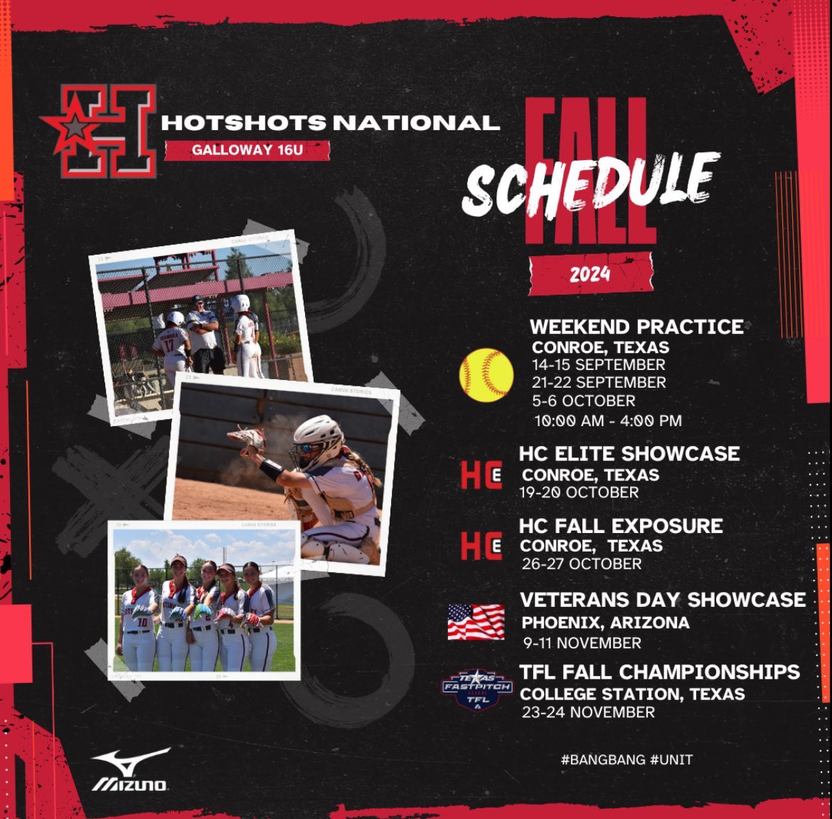 Fall Schedule is out !!