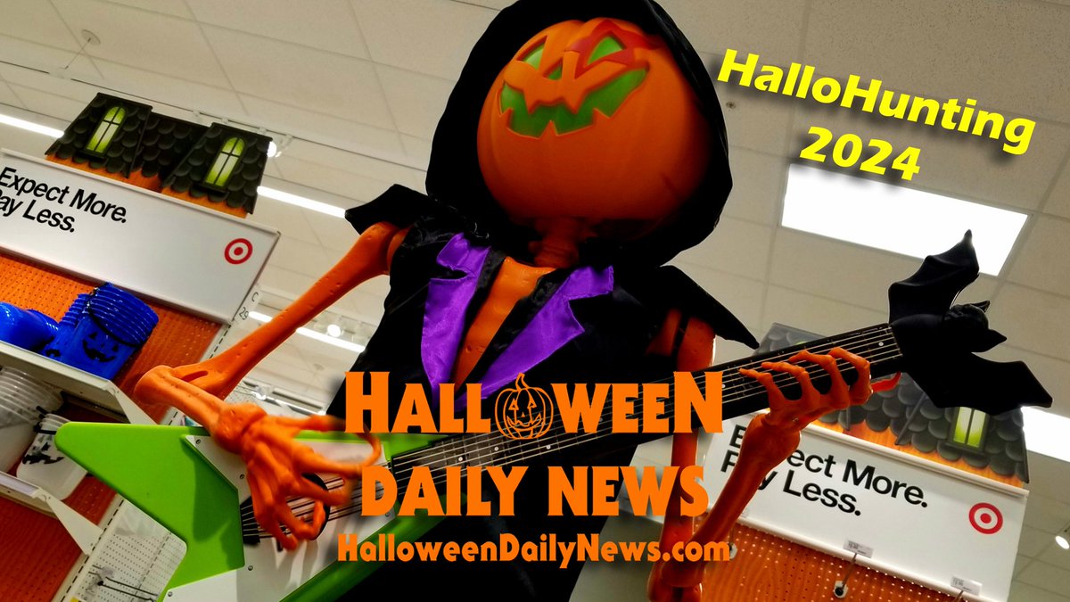 HalloweenDaily's tweet photo. #Halloween2024 hits Target!! Watch our #HalloHunting store preview, featuring new animatronics and TONS of NEW BLOW MOLDS: https://t.co/883rPJpdM9 
🎃 
#HalloHunting2024 #TargetHalloween https://t.co/8pHGe7QEvf