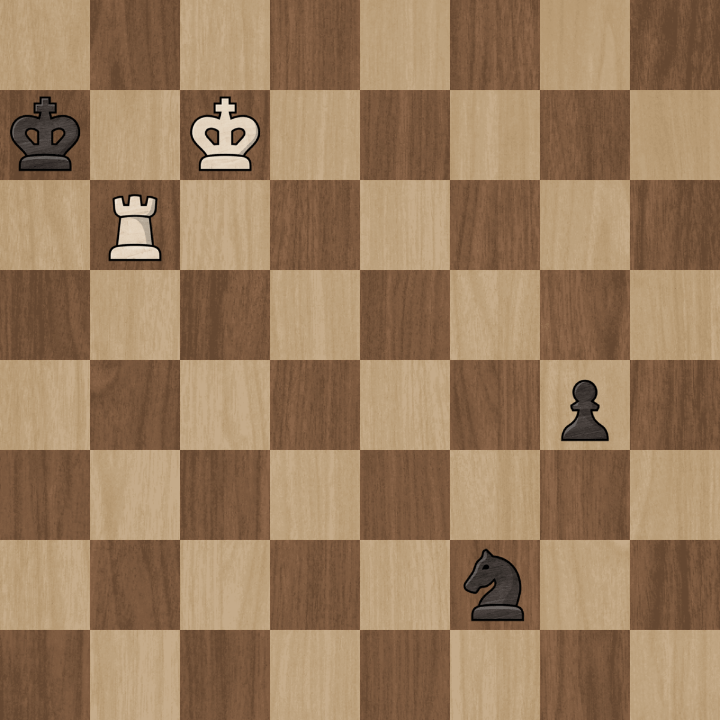 RoyLGamer's tweet photo. My opponent resigned with black to move in this position. Felt premature but tablebase does confirm this is winning. Do the #chesspunks feel they would have resigned? I for sure would fight and make white prove it. https://t.co/U0nJ46dyVs