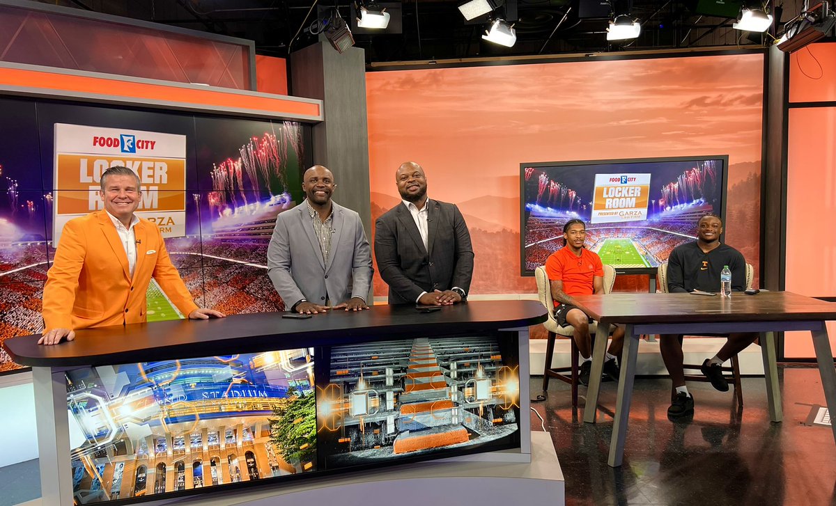 MARK PACKER (@packer_sports) on Twitter photo Vols Josh Josephs in studio this week for the “Food City Locker Room, presented by Garza Law!” That DL absolutely filthy this year!!!
Sunday night:
Knoxville (ABC)
Nashville (FOX)
Tri Cities (FOX)
<a href="/SwainEvent/">Jayson Swain</a> <a href="/utlockerroom/">Locker Room</a> Vols Josh Josephs in studio this week for the “Food City Locker Room, presented by Garza Law!” That DL absolutely filthy this year!!!
Sunday night:
Knoxville (ABC)
Nashville (FOX)
Tri Cities (FOX)
<a href="/SwainEvent/">Jayson Swain</a> <a href="/utlockerroom/">Locker Room</a>