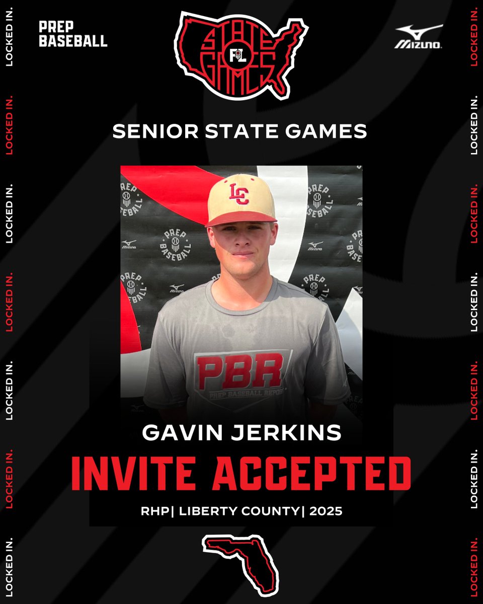 Prep Baseball Florida (@prepbaseballfl) on Twitter photo ππππππ ππππππππ β
'25 RHP Gavin Jerkins (Liberty County) has accepted his invite to the 2024 Senior State Games.
Request an invite β‘οΈ loom.ly/UROtE-A
<a href="/gavinjerkins_21/">gavinjerkins.21</a> | <a href="/850Baseball/">850 Baseball</a> | <a href="/lchspanhandle/">Liberty County Baseball</a> ππππππ ππππππππ β
'25 RHP Gavin Jerkins (Liberty County) has accepted his invite to the 2024 Senior State Games.
Request an invite β‘οΈ loom.ly/UROtE-A
<a href="/gavinjerkins_21/">gavinjerkins.21</a> | <a href="/850Baseball/">850 Baseball</a> | <a href="/lchspanhandle/">Liberty County Baseball</a>
