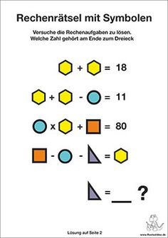 BellaRae1971010's tweet photo. Can you crack the code? 🤔 Solve this math puzzle by figuring out the values for each symbol! What number belongs to the triangle? 🔺✨ #MathPuzzle #BrainTeaser #SymbolMath https://t.co/TlBosVrDmU