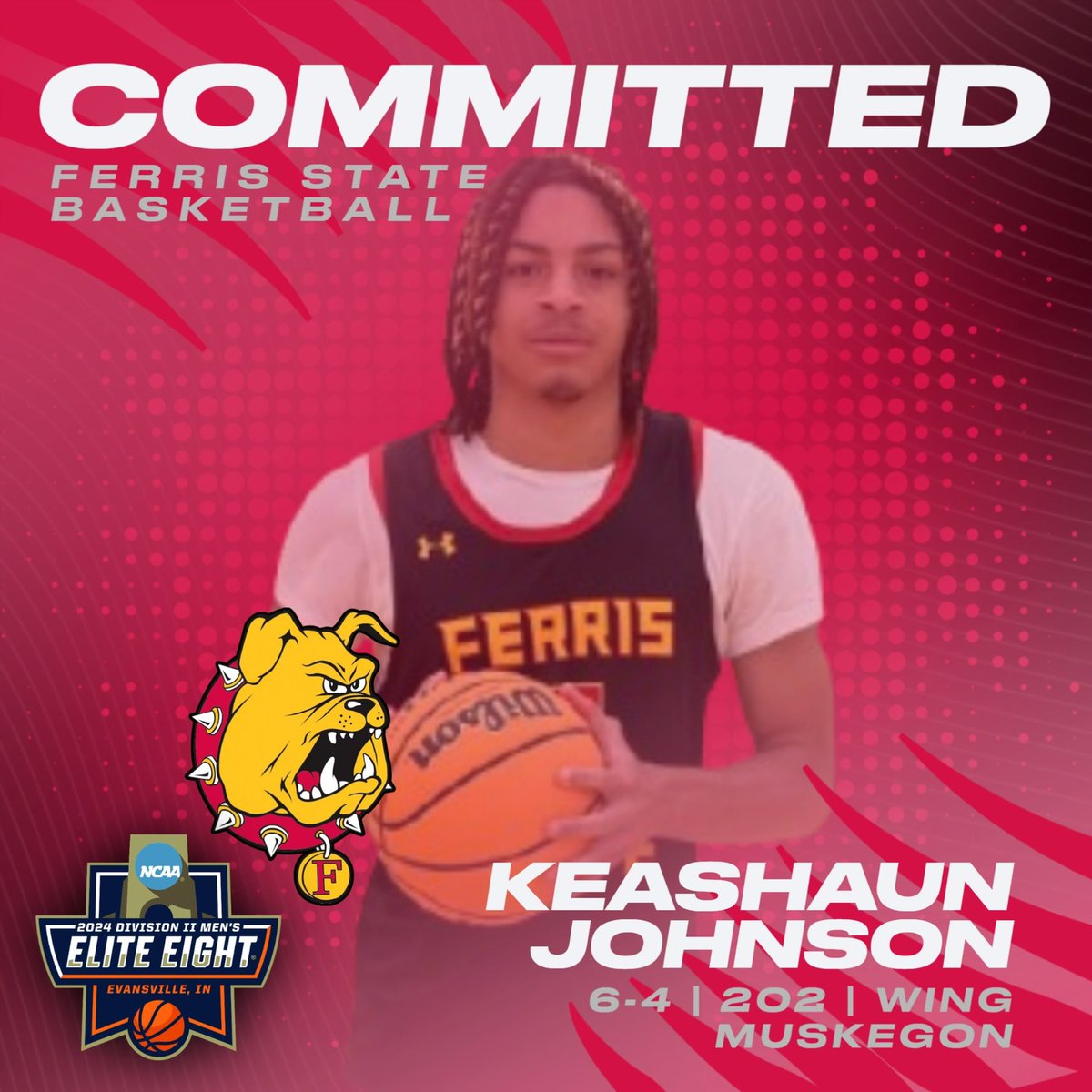 Thank you <a href="/CoachBronks/">Andy Bronkema</a> and <a href="/FerrisMBBALL/">Ferris M Basketball</a> for a great visit this weekend! Thank you to my family, teammates, and coaches for all of your support. I am excited to announce that I am committing to <a href="/FerrisMBBALL/">Ferris M Basketball</a>!!! #gobulldogs