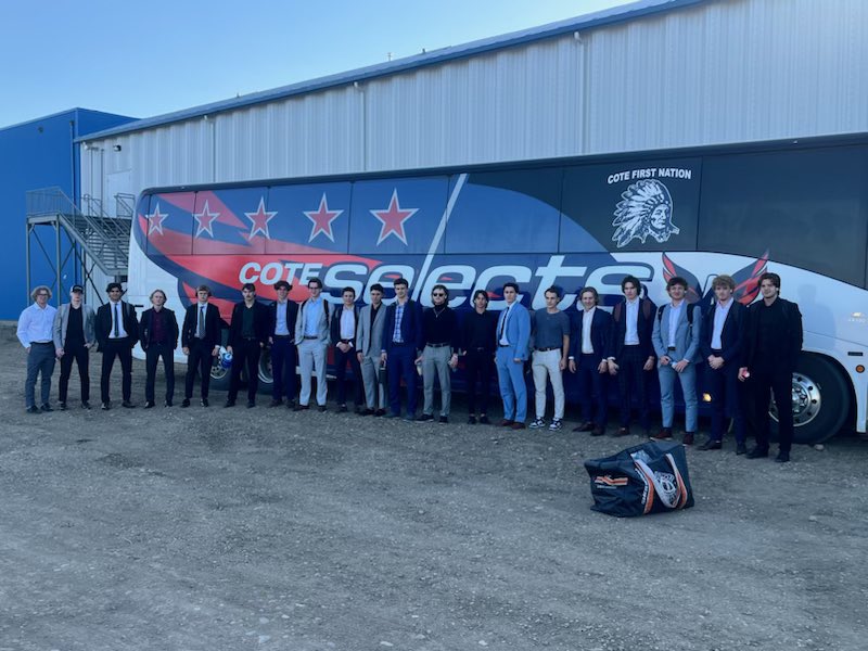 SJHLTerriers's tweet photo. Shout out to @Tapps for the awesome pregame meal. Game starts at 7pm at Cote First Nation’s with the visiting @mjhlWolverines and @yorktonterriers
Free entry! $2,000 Guaranteed 50/50
Delicious Food from the canteen.
#yorktonterriers
#proudpastbrightfuture
#CoteFirstNation
#SJHL https://t.co/C0s4rqMx6N
