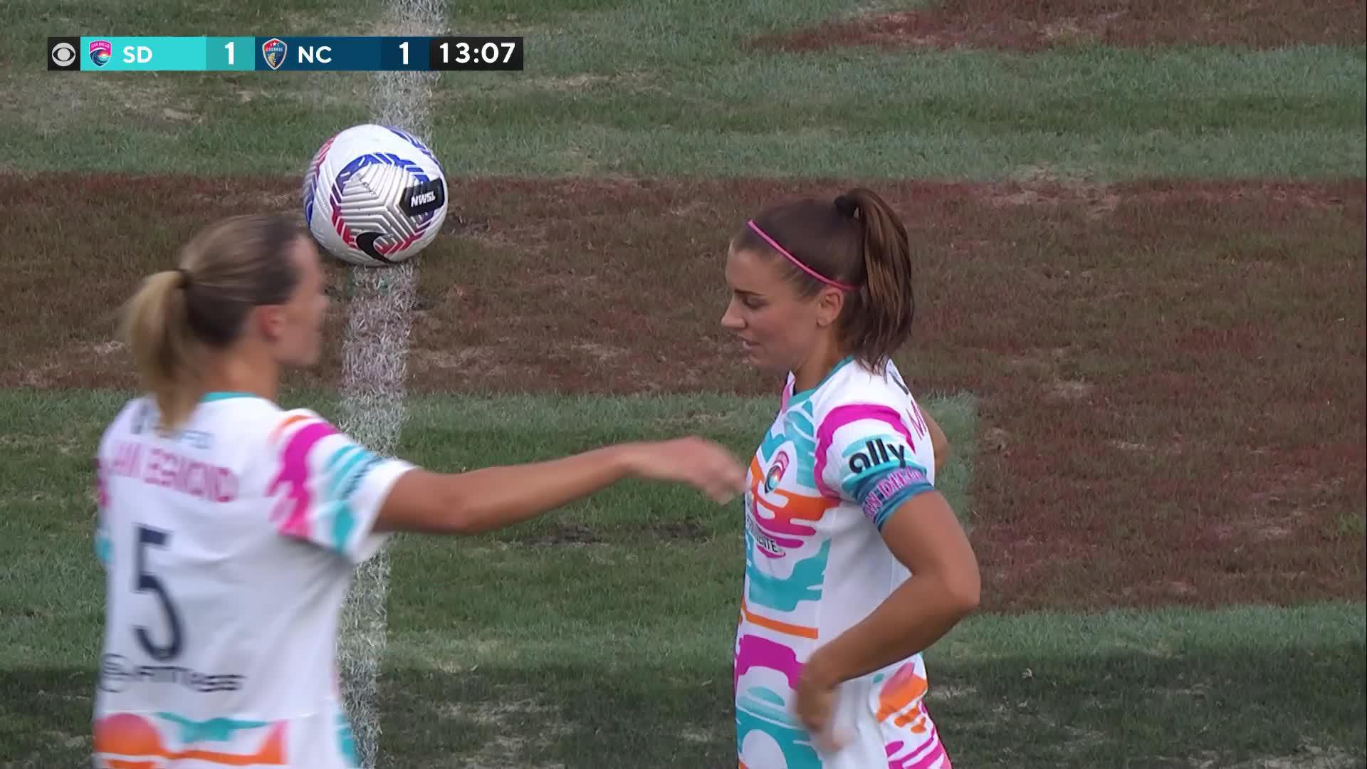 An icon. A generational talent. A legend.For the last time as a player... Alex Morgan 👑💖