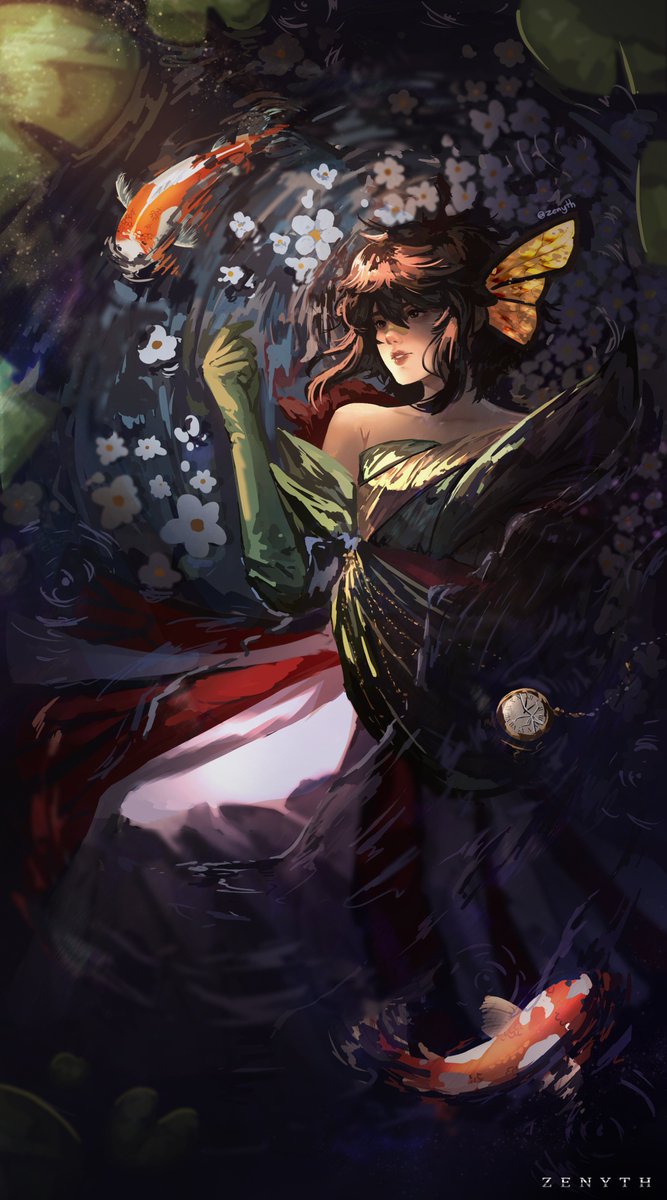 ❝...𝐡𝐚𝐯𝐞 𝐲𝐨𝐮 𝐞𝐯𝐞𝐫 𝐰𝐨𝐧𝐝𝐞𝐫𝐞𝐝 𝐡𝐨𝐰 𝐛𝐮𝐭𝐭𝐞𝐫𝐟𝐥𝐢𝐞𝐬 𝐟𝐥𝐲 𝐮𝐧𝐝𝐞𝐫 𝐭𝐡𝐞 𝐫𝐚𝐢𝐧?❞ (╥﹏╥)
//Until Then Fanart of Cathy Portillo
#UntilThen #untilthenfanart  #PolychromaGames #untilthengame #art