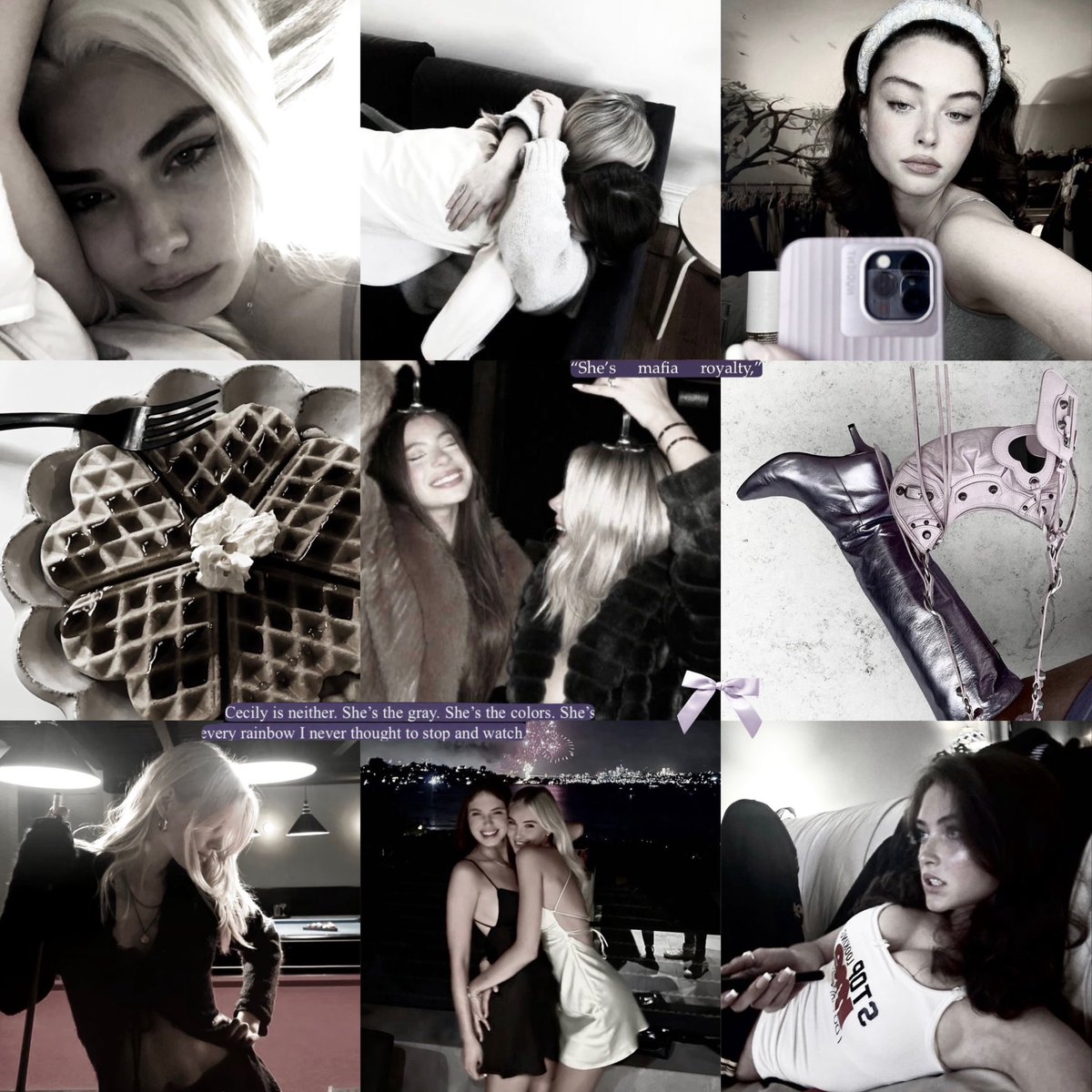 “there’s a reason the only friends I have are my childhood ones—and recently, anni because she picks up on social cues fast and eradicates any type of awkwardness.”

— cecily knight and annika volkov.