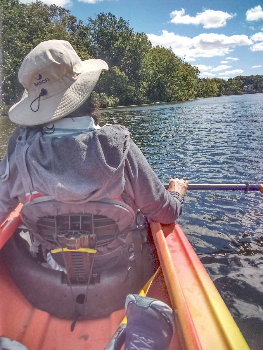 Perfect day for a Kayak paddle(Charles River) I am tired 9/8/24