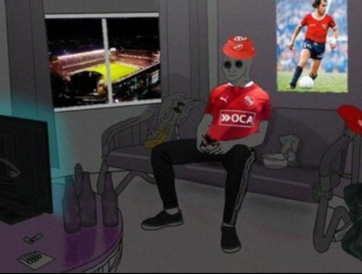 IFC_Licha's tweet photo. Que aburridos los findes sin Independiente, me la paso asi https://t.co/nUdT4a20og