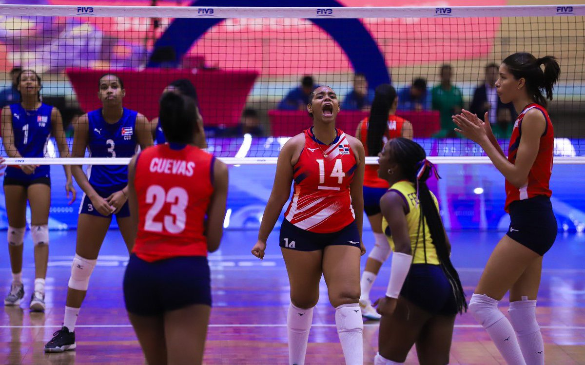 U23 Pan American Cup Gold Medal 🥇 Match 

Dominican Republic 🇩🇴 evens the score 1-1 winning a close second set 25-22 to Cuba 🇨🇺 

🇩🇴 Tapia 16pts
🇨🇺 Grafort 13pts 

Livescore: live.app.fivb.com/matches/20721/…

Watch Live: youtube.com/live/H7s7Gy9Zt…
