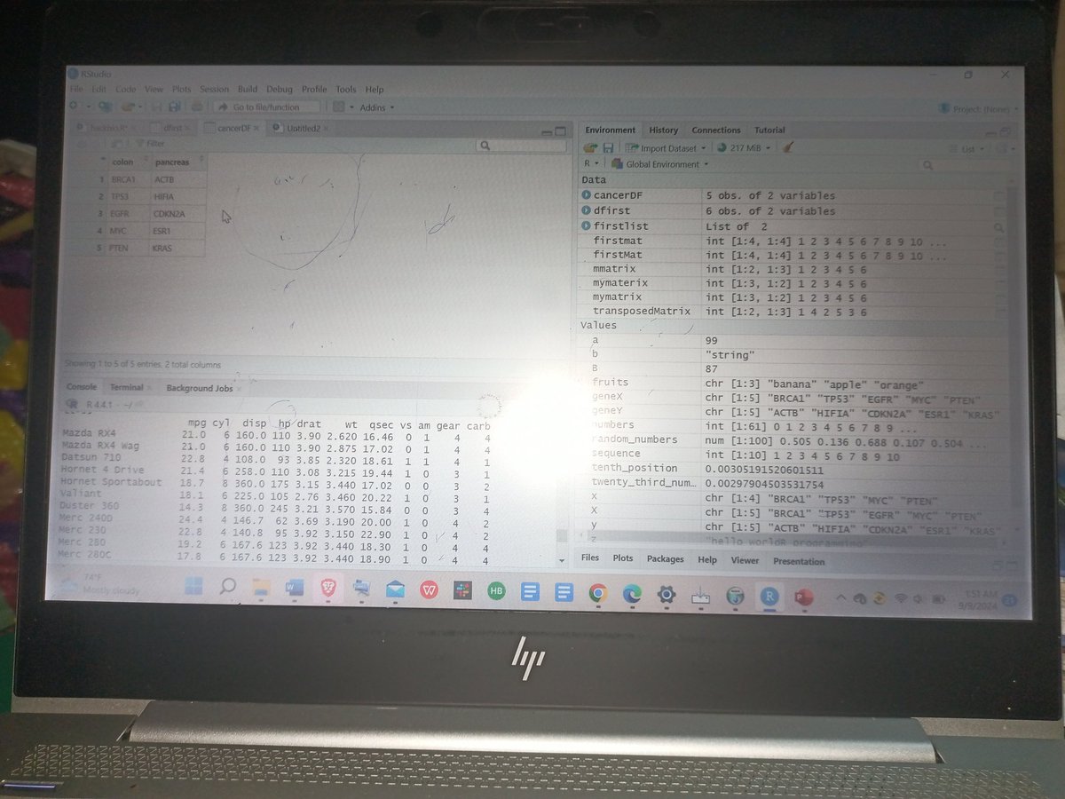 Imonte_Peter's tweet image. I&apos;m enjoying the journey and experience in @TheHackbio my little beginnings in R programming. Thank you #hackbio #bioinformatics #R #datascience for the platform to grow and enhance our potential. I&apos;ll be updating you guys as the journey goes. Thank you ✌️