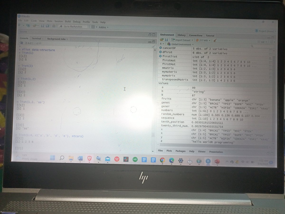 Imonte_Peter's tweet image. I&apos;m enjoying the journey and experience in @TheHackbio my little beginnings in R programming. Thank you #hackbio #bioinformatics #R #datascience for the platform to grow and enhance our potential. I&apos;ll be updating you guys as the journey goes. Thank you ✌️