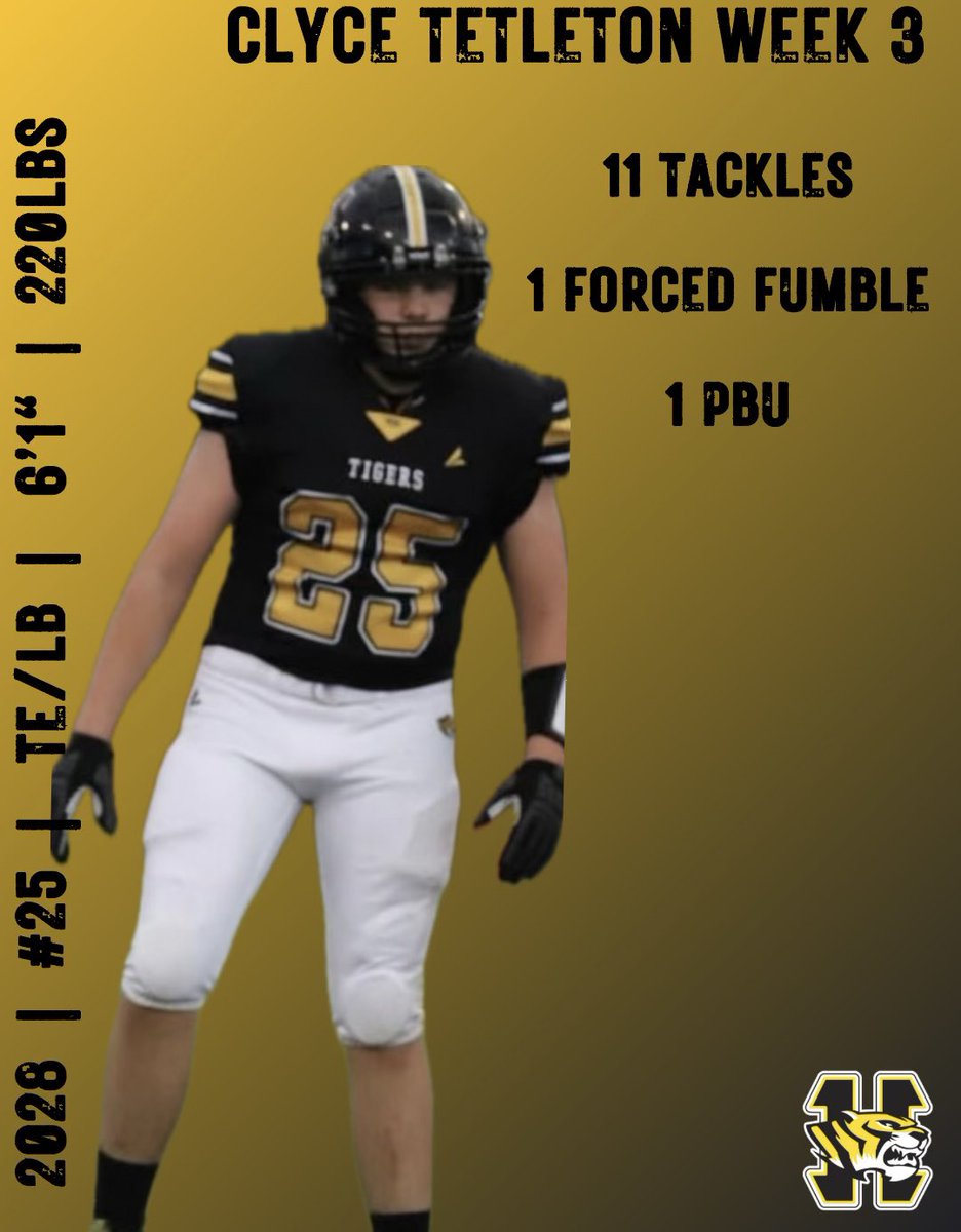 FRESHMAN MLB handled business! And had 2-4th down stops! 💪🏼#WhateverItTakes