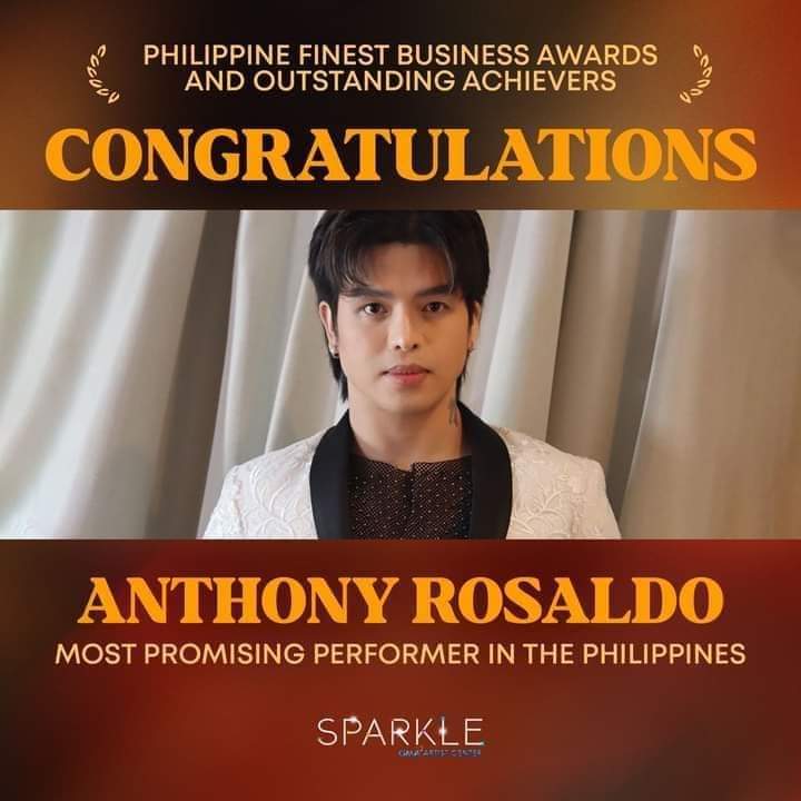 Anthony Rosaldo United (@arunitedofc) on Twitter photo Congratulations Bae <a href="/anthonyrosaldo/">Anthony Rosaldo</a> for winning the award for "Most Promising Performer in the Philippines" at the Philippines Finest Business Awards and Outstanding Achievers, from your <a href="/ARUnitedOfc/">Anthony Rosaldo United</a> fanmily, we are so proud of you! Congratulations Bae <a href="/anthonyrosaldo/">Anthony Rosaldo</a> for winning the award for "Most Promising Performer in the Philippines" at the Philippines Finest Business Awards and Outstanding Achievers, from your <a href="/ARUnitedOfc/">Anthony Rosaldo United</a> fanmily, we are so proud of you!
