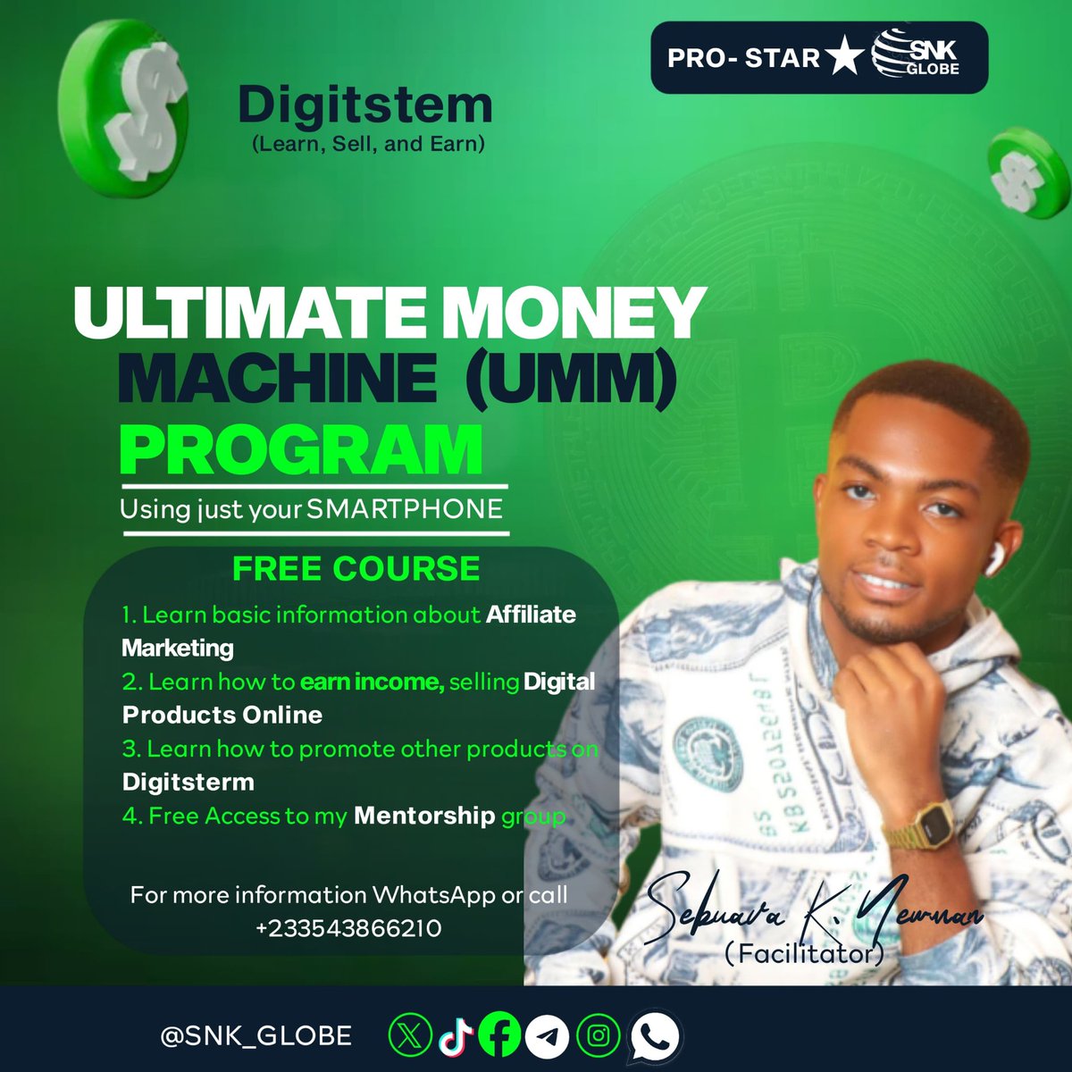 Happy New Month 🎉 
If your today is not connect to your future, then your future doesn't exist! You cannot suddenly become what you are not gradually beginning!!! link up, let's talk about Affiliate Marketing 👇👇chat.whatsapp.com/ENpHm8Nv9EtAge…