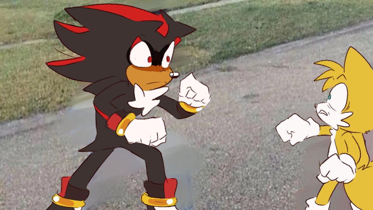 I will never be over Shadow going straight for Tails for absolutely no reason #SonicMovie3 #SonicTheHedgehog