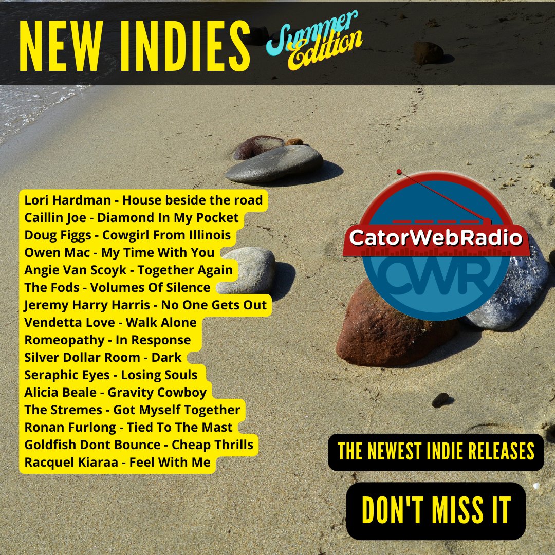 catorwebradio's tweet photo. #NowPlaying #NewIndies
@Lorihardman8  
#CaillinJoe
#DougFiggs
#OwenMac
#AngieVanScoyk
@TheFodsBand
@JeremyHarryHar1
#Romeopathy
@silverDRband
#AliciaBeale
@thestremes
@rfurlongmusic
#GoldfishDontBounce
#RacquelKiaraa https://t.co/uh548pBL8H