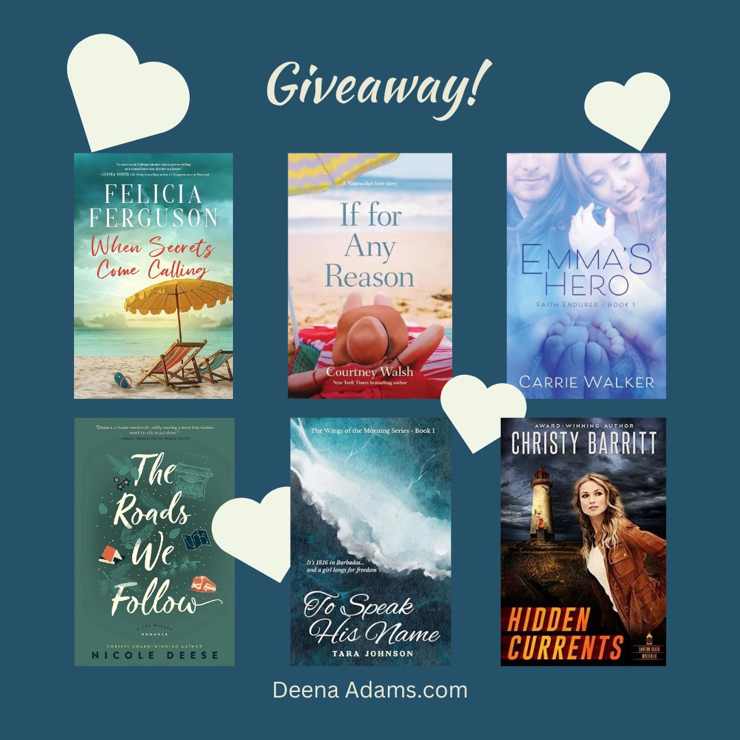 Deenamadams's tweet photo. Would you like to read any of the fabulous books pictured below?

For a chance to win your choice of the books, visit my blog and comment on my 2024 Summer Favorites post by Tuesday, Sept. 3! (US only)

#giveaway #ChristianFiction https://t.co/83NZwUlgRx