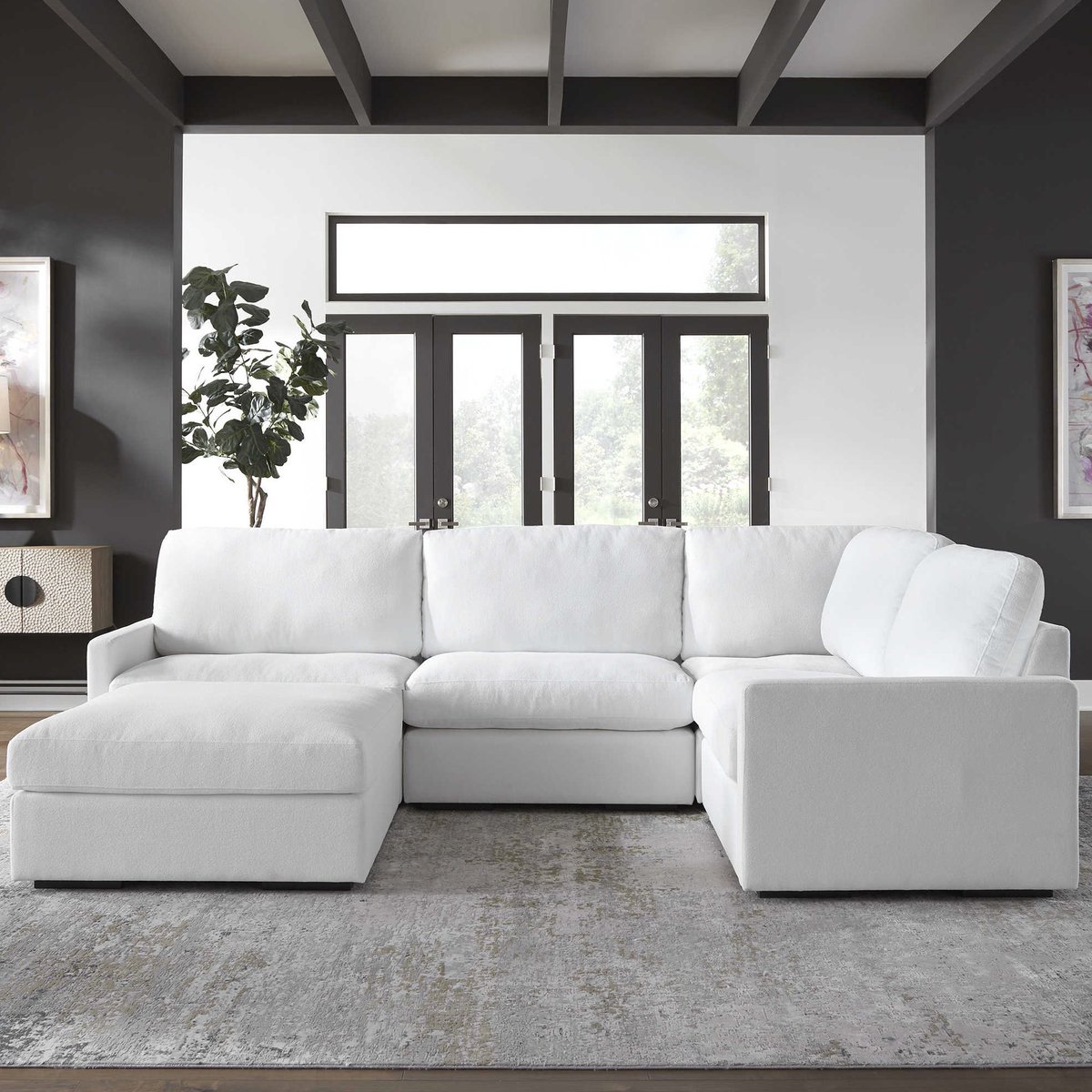 20% OFF <a href="/shopcbdecor/">Casa Bella Decor</a> The Refuge Modular Sectional, a modern silhouette that offers style and a comfortable place to curl up shop.casabelladecor.net/uttermostrefug… #moderndesign #modernhomes #organicmodernstyle #performancefabric #slipcoveredsectional #modularsectional #sectionalsofas