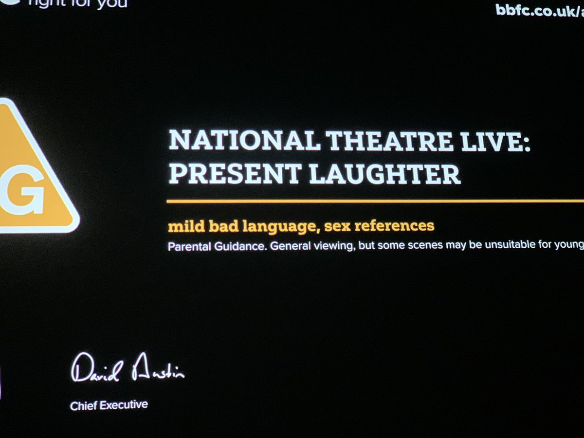 Doolan (It’s Just A Doolan Thing) 💥💥💥 (@jamesdoolan91) on Twitter photo Boom escape to the cinema to watch
Present Laughter from <a href="/oldvictheatre/">The Old Vic</a> @nationaltheatrelive @nationalcinemadayuk what an incredible cast. wow brilliantly directed by the genius Matthew Warchus Boom escape to the cinema to watch
Present Laughter from <a href="/oldvictheatre/">The Old Vic</a> @nationaltheatrelive @nationalcinemadayuk what an incredible cast. wow brilliantly directed by the genius Matthew Warchus