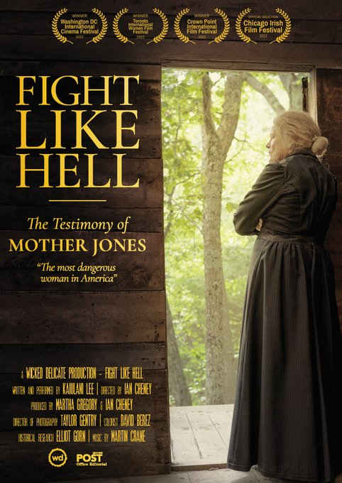 EarthRites's tweet image. Watch this film about Mother Jones--free of charge. It is  on demand screening of “Fight Like Hell” until September 2, 2024.  Access the film copy and paste  password:  vimeopro.com/bullfrogfilms/… PW:FLFF1GHT  (best to copy and paste)