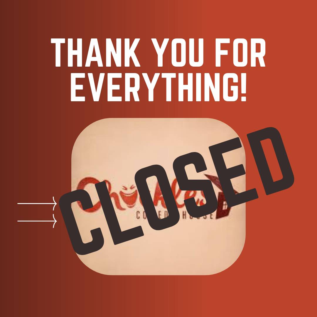 For over 10 years we have made you laugh and we are proud of that. Unfortunately, we have to close our doors. We are grateful for Memphis and grateful to have been such a force within the community. Thank you all ❤️ 
#chucklescomedyhouse #901Day