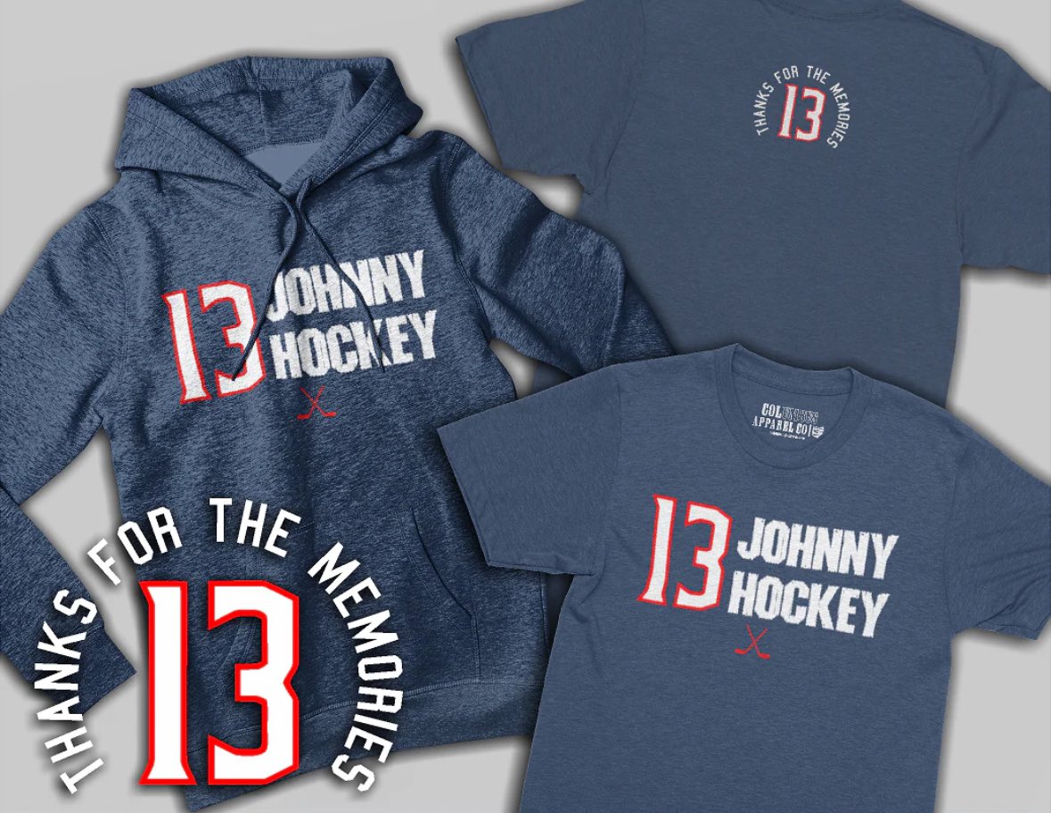 We wanted to play a small role in helping contribute to Madeline and baby Tripp Gaudreau. Please consider purchasing a shirt or hoodie, 100% of the proceeds will be donated to the GoFundMe. #CBJ 

columbusapparelco.com/collections/jo…