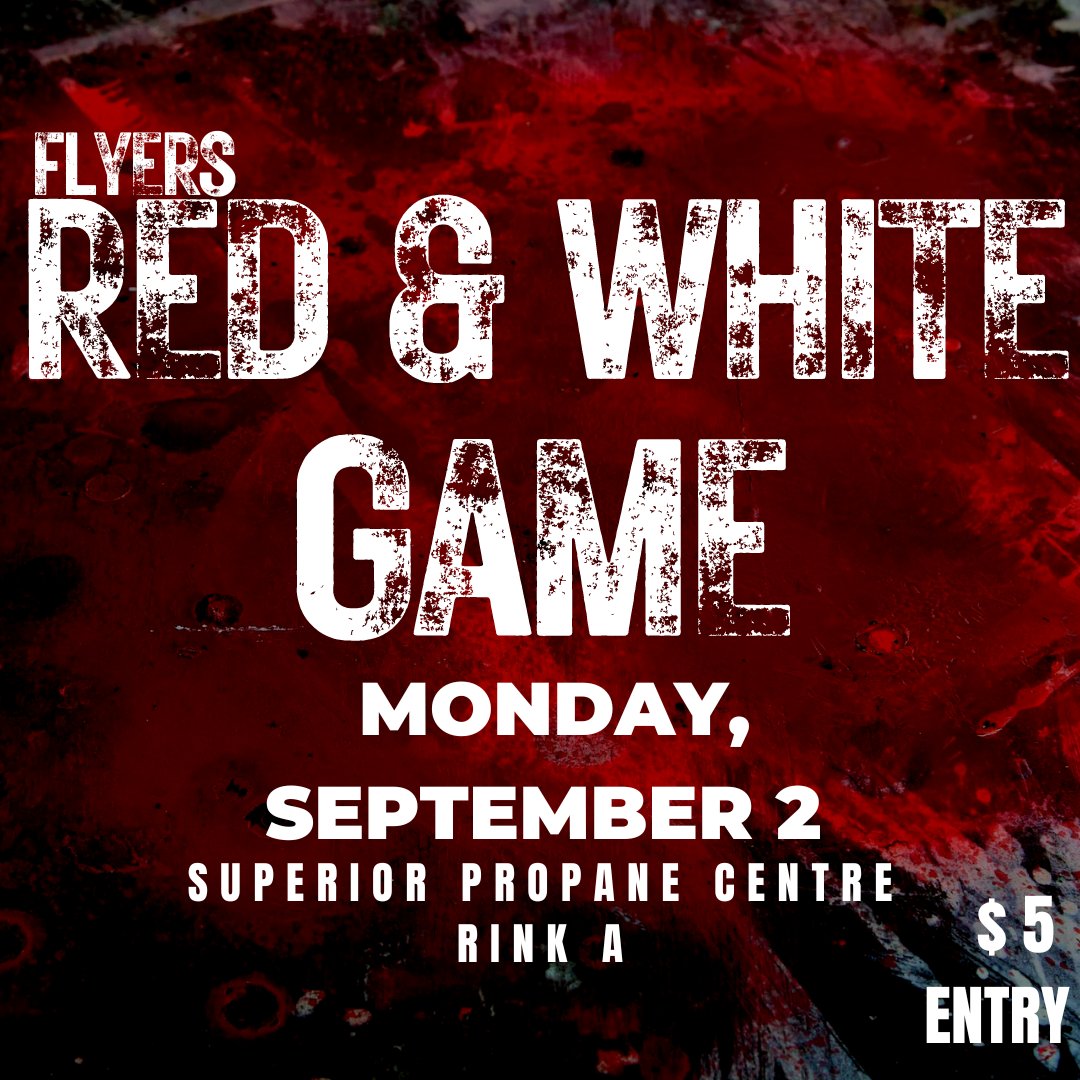 Red and white game tomorrow night.

7pm game time.
🎟️$5 entry

There will be a morning practice and rosters will be posted shortly.