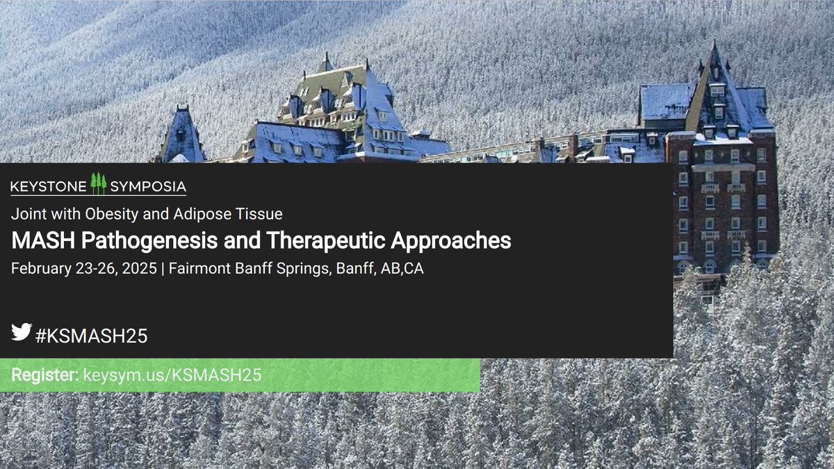 PLOS's tweet photo. Explore emerging research with field leaders @KeystoneSymp #MASH Pathogenesis and Therapeutic Approaches, this coming February in Banff. Full conference details here: https://t.co/nseQYitVME. #KMASH25 https://t.co/Cnig3ol5AM