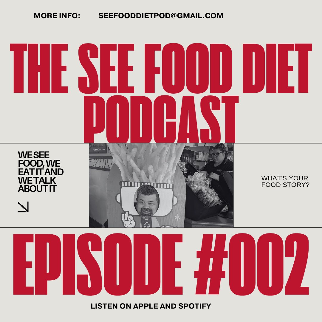 rdmeeker's tweet photo. Check out my new podcast all about food and eating! https://t.co/Z6voAOq6k9 https://t.co/a9DMnWMGtQ