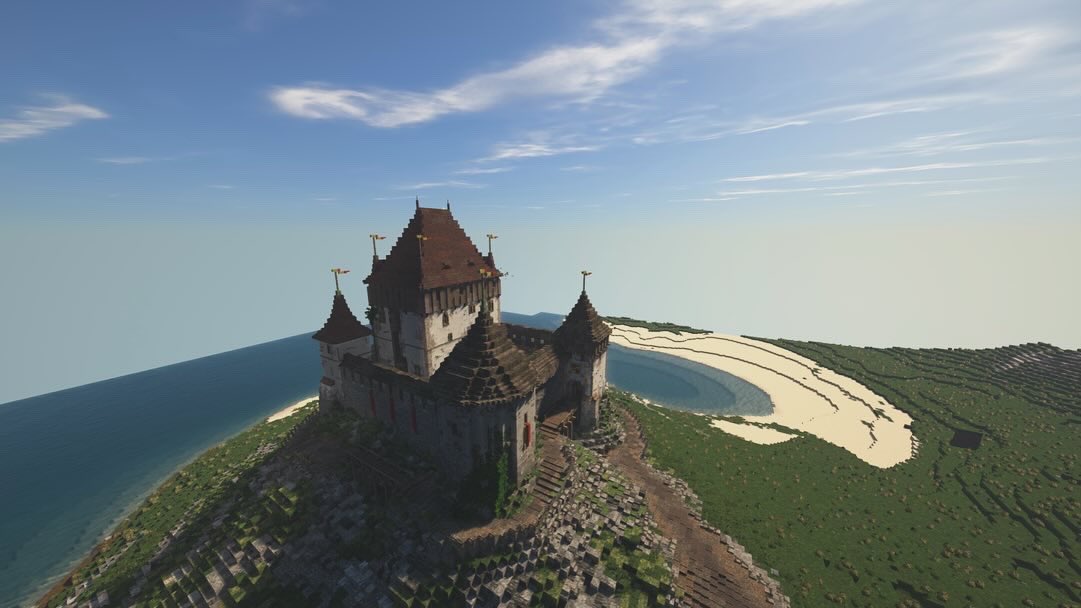 Welcome to Kuttenstein castle, the newest castle build on the channel. Come and check it out #weareconquest #medieval #minecraft #castle