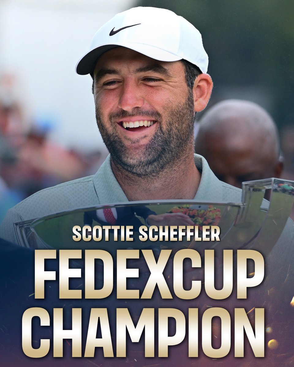 One of the ALL-TIME GREAT runs in golf history. 🏆🫡

Scottie Scheffler wins the 2024 season-long race for the #FedExCup!