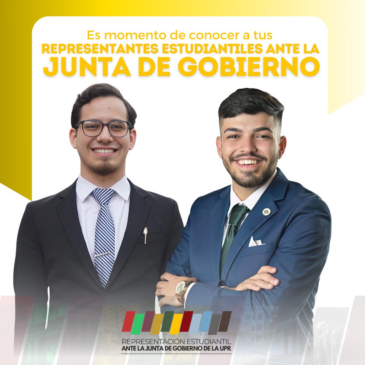 ¡Conoce a tus JG!

Queremos que sepas quiénes son responsables de representarte ante el cuerpo regente de nuestro sistema universitario desde el pasado 1ro de julio de 2024: