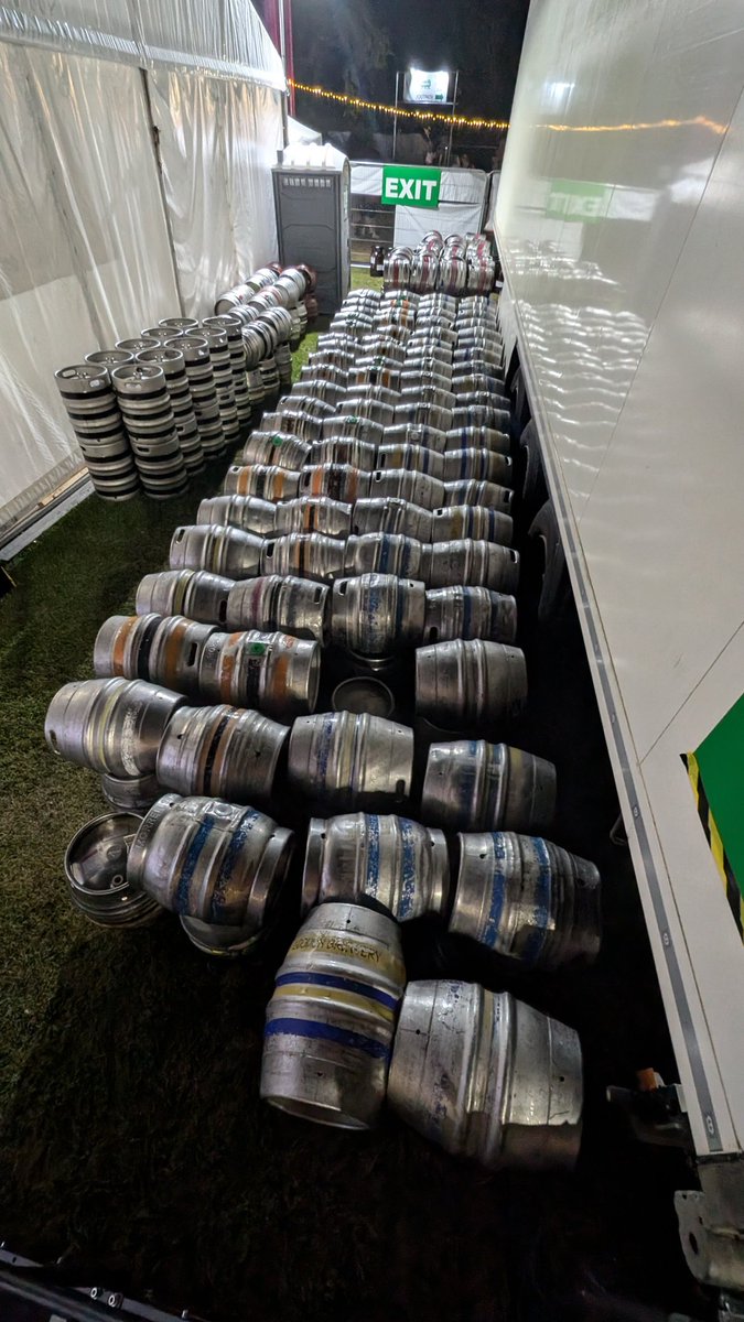 And that folks is a wrap.
Another brilliant Bunkfest weekend.
A massive THANK YOU to our volunteers no matter what your role.
Stewards, litter pickers, coin collectors, cup sellers, bar staff, T- shirt distributors &amp; set up &amp; take down all the back room admin / accounts teams