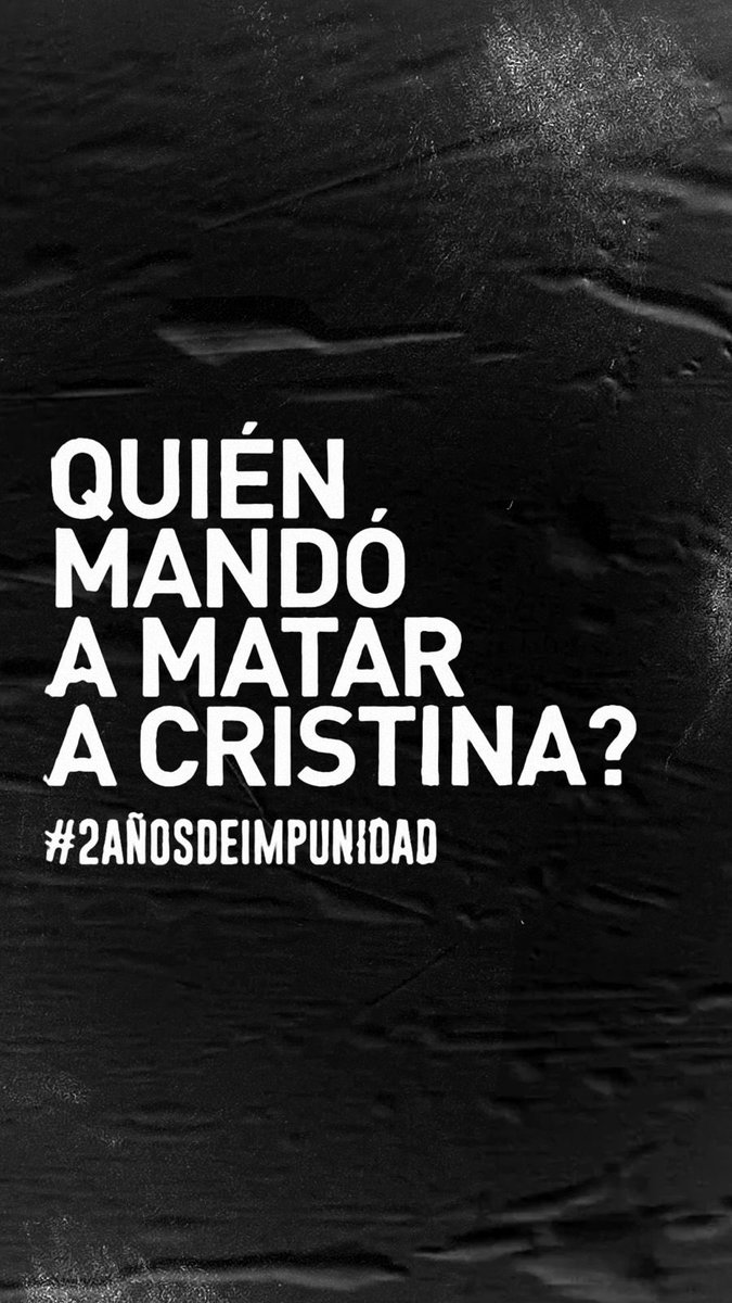 ¿Quién mandó a matar a Cristina?

Hoy se cumplen 2 años del intento de asesinato a Cristina; los argentinos y argentinas necesitamos conocer la verdad y reclamamos justicia.

#2AñosDeImpunidad