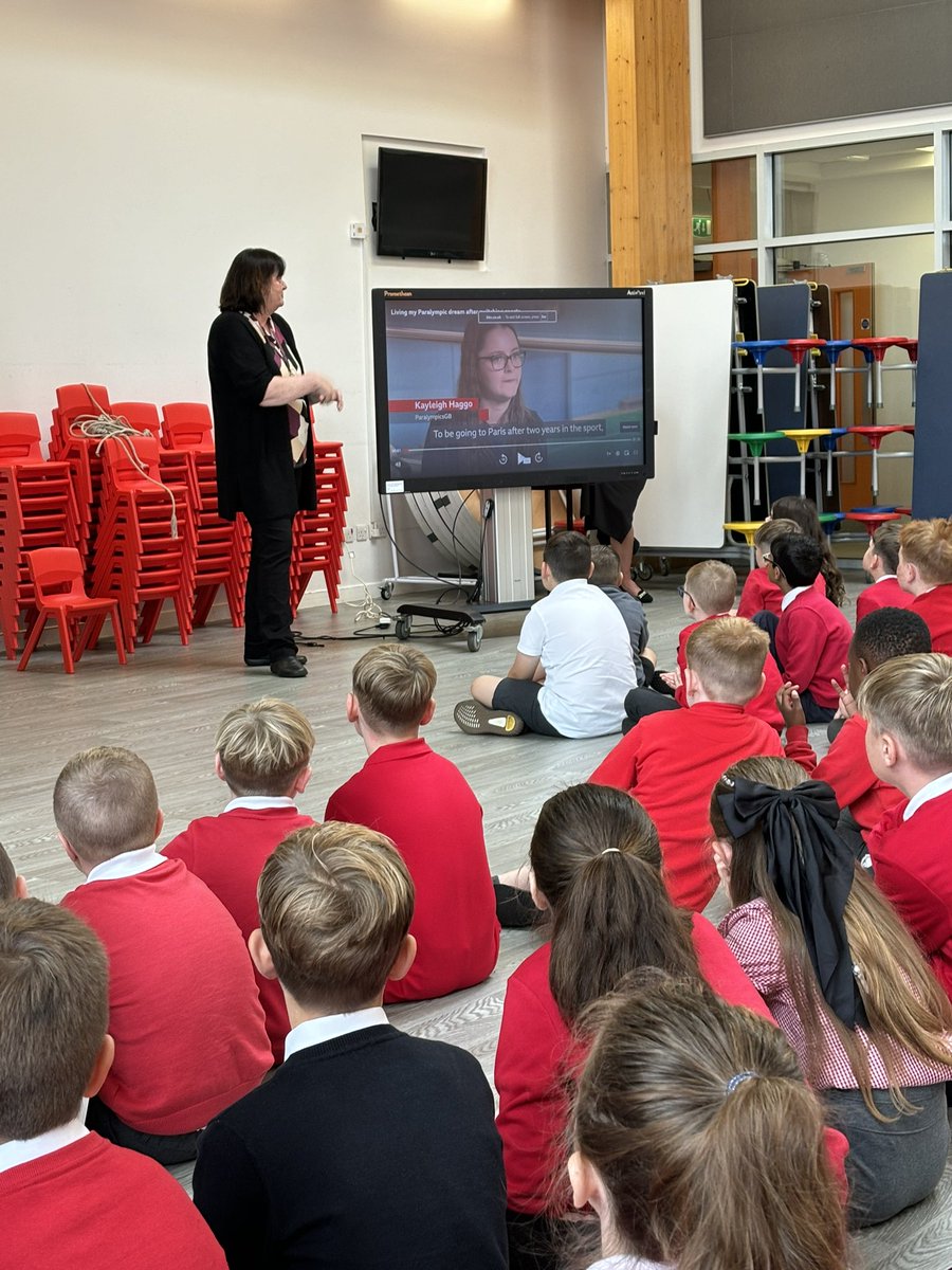 Heathfield Primary Sport (@heathfieldpss) on Twitter photo At assembly we celebrated our local sporting role model - <a href="/kayleigh_haggo/">Kayleigh Brown</a> - and her incredible change of sport for the Paris <a href="/ParalympicsGB/">ParalympicsGB</a>! 🇫🇷 At assembly we celebrated our local sporting role model - <a href="/kayleigh_haggo/">Kayleigh Brown</a> - and her incredible change of sport for the Paris <a href="/ParalympicsGB/">ParalympicsGB</a>! 🇫🇷