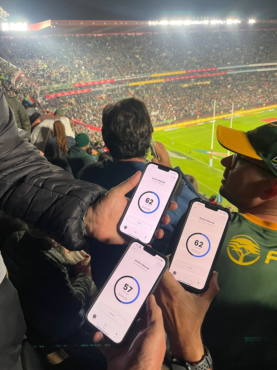 gerandeklerk's tweet image. We launched wunderfan.com/app this week and saw our first users active in SA and the USA while watching rugby and college football live. Exciting to see our tech move into more sports after the success of Wunderpar in golf.