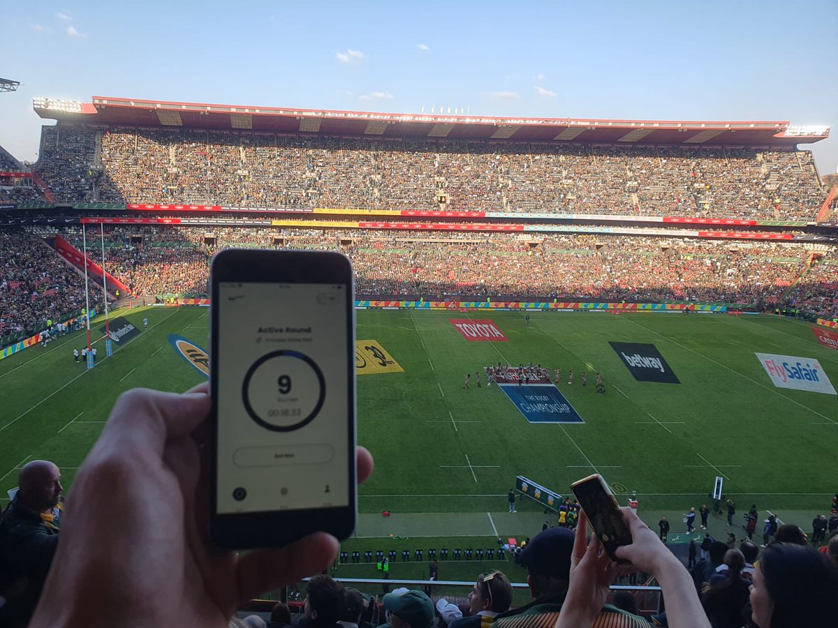 gerandeklerk's tweet image. We launched wunderfan.com/app this week and saw our first users active in SA and the USA while watching rugby and college football live. Exciting to see our tech move into more sports after the success of Wunderpar in golf.