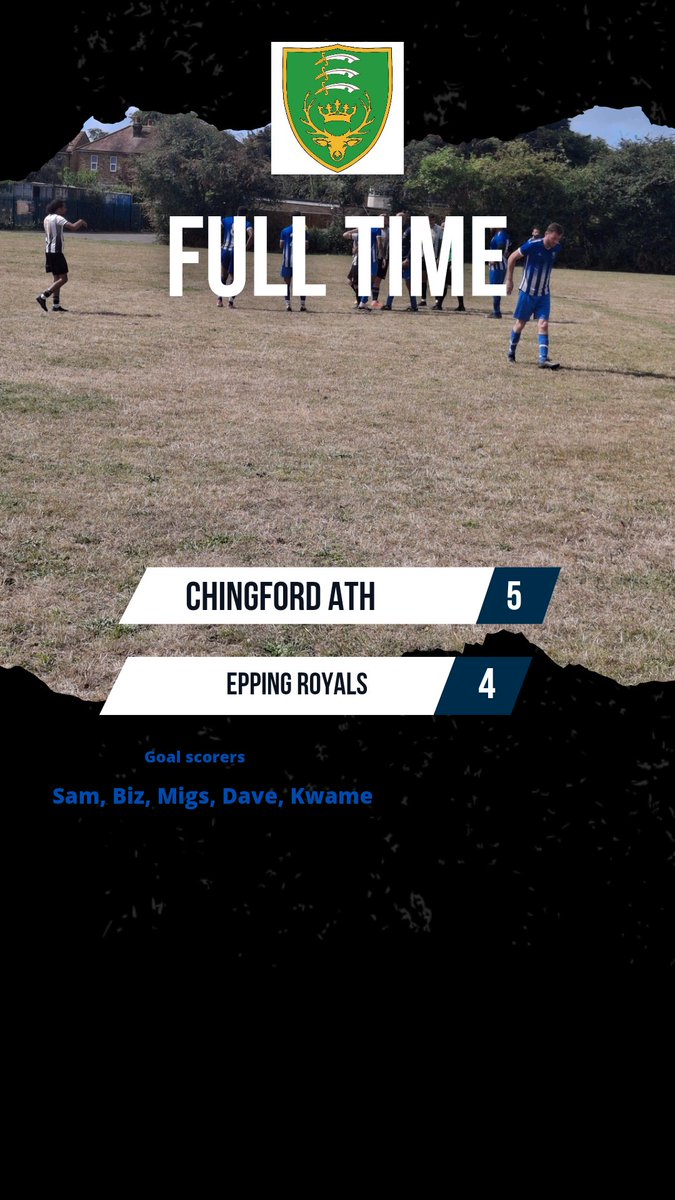 Chingford AFC (@chingfordafc) on Twitter photo Great result against a very good <a href="/EppingRoyals/">Epping Royals</a> side, both sides missed clear cut chances. Chingford held on to take all 3 points. <a href="/EssexCorinthian/">Corinthian League</a> Great result against a very good <a href="/EppingRoyals/">Epping Royals</a> side, both sides missed clear cut chances. Chingford held on to take all 3 points. <a href="/EssexCorinthian/">Corinthian League</a>