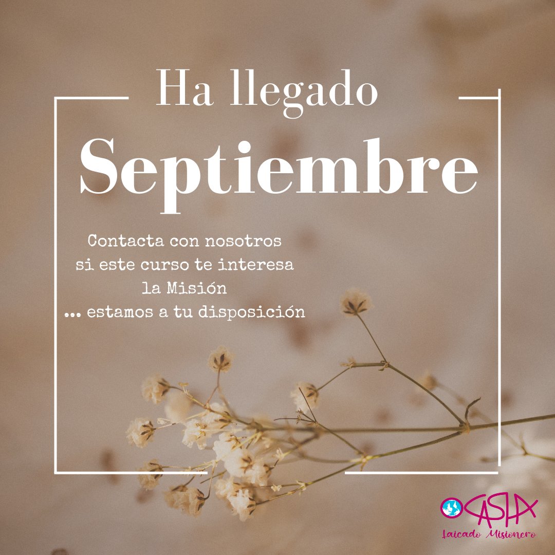 Contacta con nosotros si en este curso 2024-2025 te interesa la Misión, estamos a tu disposición... somos laicos y misioneros 🌎🌍🌏

#Laicos #Misioneros