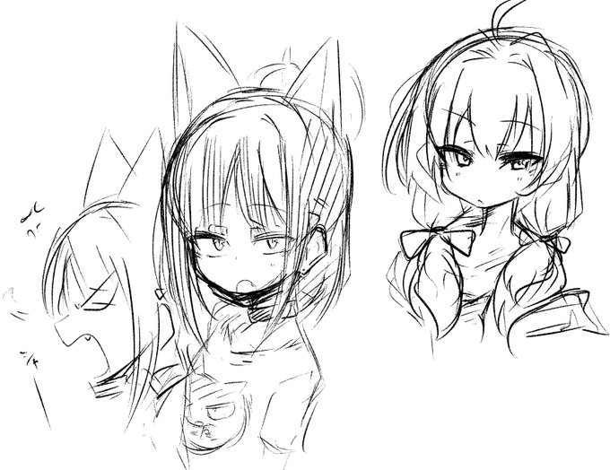 近々描く予定のあるキャラの練習です 