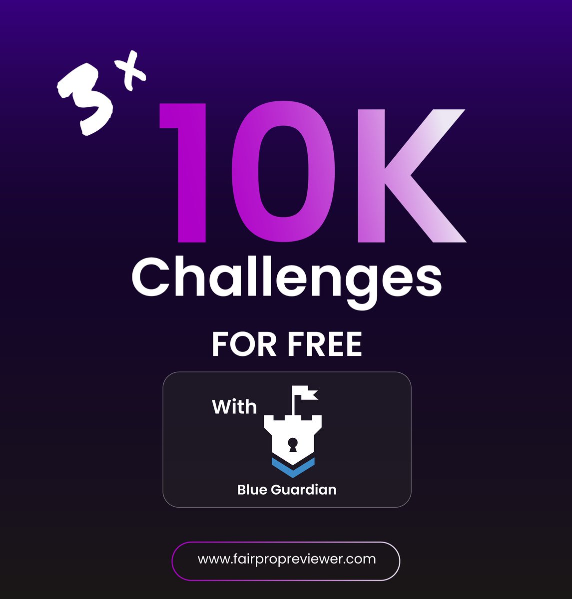 Free Giveaway  3 X 10 Accounts    

1. Follow <a href="/BlueGuardiancom/">Blue Guardian</a> &amp; <a href="/FairPropReview/">Fair Prop Reviewer</a> 

2. Like &amp; Retweet our Pinned Post  

3. Like, comment &amp; retweet this post

Winners in 72hours