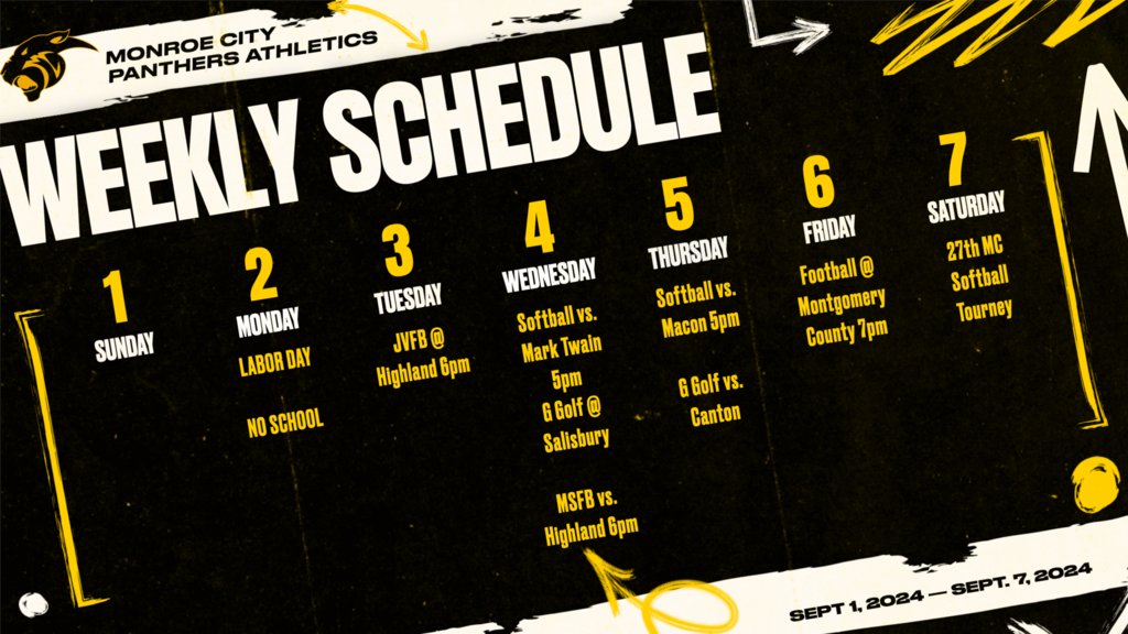 Athletic Department
Weekly Activities
#MCPRIDE