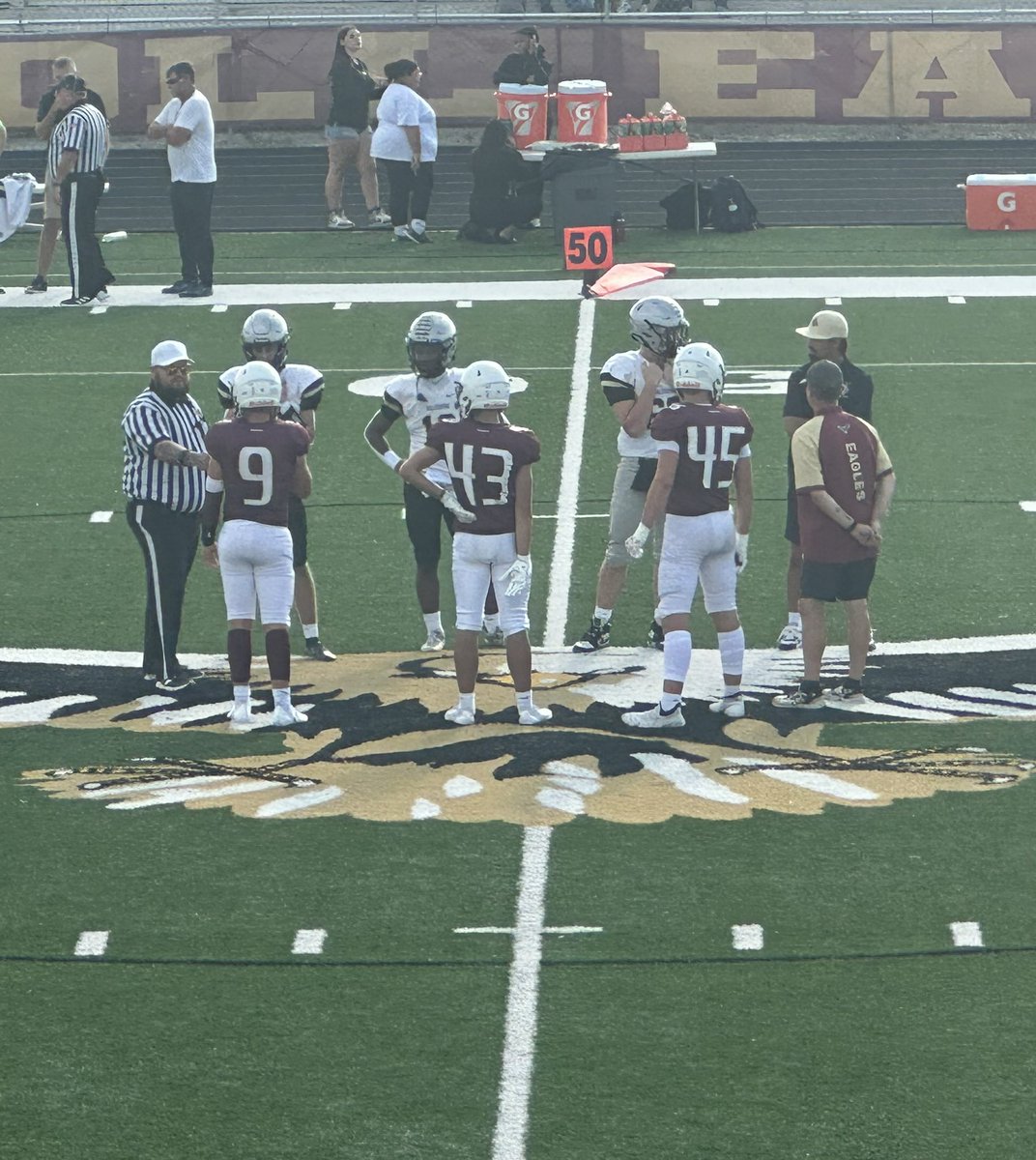 Week 1 in the books. Hit my guy <a href="/BoSutter5/">Bo Sutter</a> for our first HS TD connection.  #45isabeast