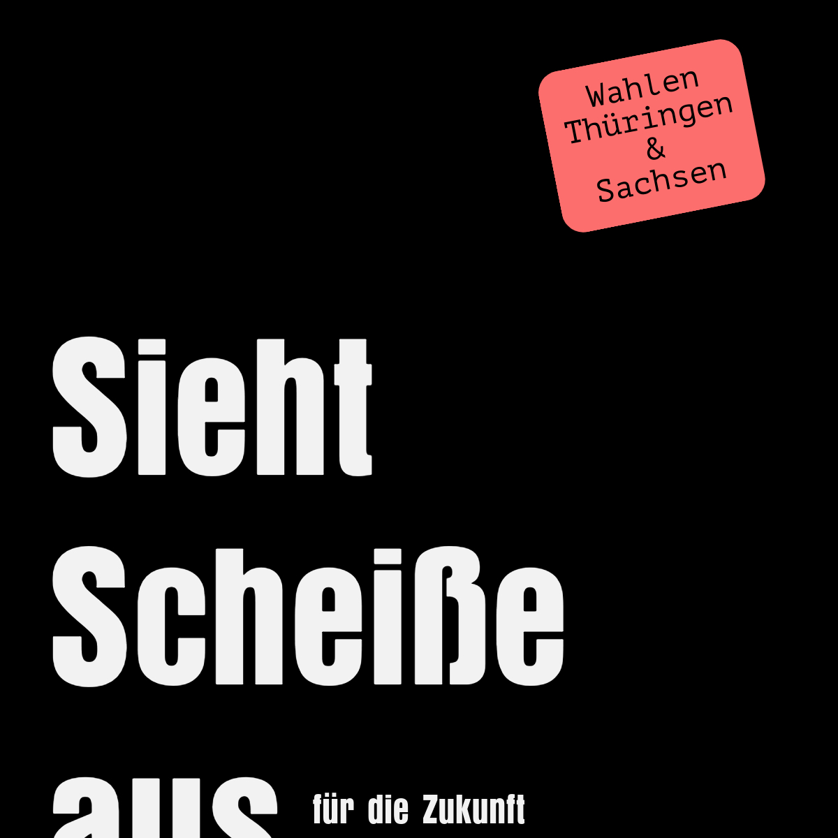 Wir sind nicht überrascht und trotzdem etwas sprachlos.
#Thüringen #Sachsen #noafd #nonazis