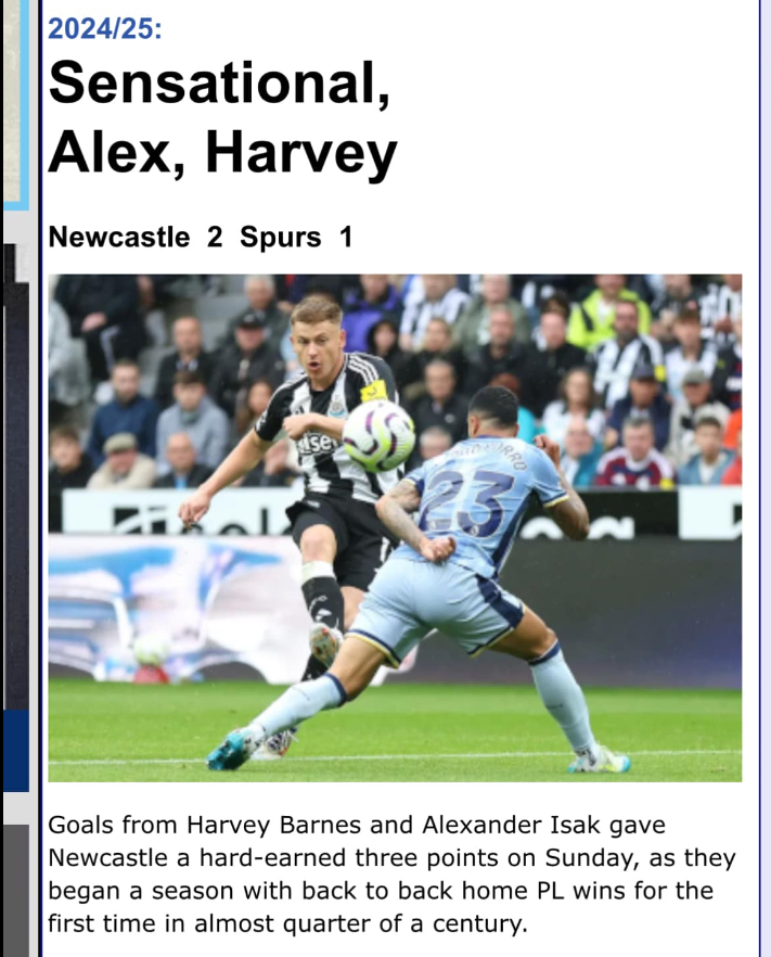 <a href="/prodnose/">Danny Baker</a> <a href="/dannykellywords/">Danny Kelly</a> Great work by this Newcastle fan site.