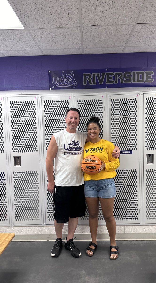 Laila Campbell (@lailanicole123) on Twitter photo I am so excited to announce my verbal commitment to continue my athletics and academics at wv tech. A huge thanks to my family, coaches and everyone for all of the support I have been given. A special thanks to <a href="/CoachKennyOz/">Kenny Osborne</a> !!💛💙
<a href="/Rsidegirlsbball/">Riverside Girls Basketball</a>
<a href="/earnest_horn/">Earnest Horn</a> I am so excited to announce my verbal commitment to continue my athletics and academics at wv tech. A huge thanks to my family, coaches and everyone for all of the support I have been given. A special thanks to <a href="/CoachKennyOz/">Kenny Osborne</a> !!💛💙
<a href="/Rsidegirlsbball/">Riverside Girls Basketball</a>
<a href="/earnest_horn/">Earnest Horn</a>