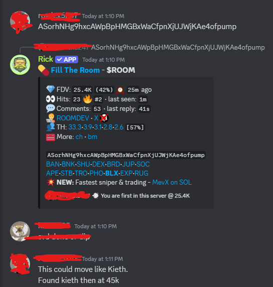 A Jpegs member caught $ROOM early @ 25k
ATH: 490k ( 20x🔥)

come cook with us: discord.gg//jpegsalpha