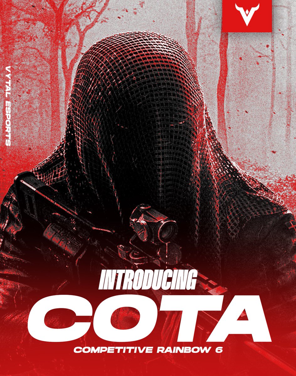 Welcome <a href="/CotaWrld/">Cota.TD</a> to our Rainbow 6 team! 

#FearVytal
